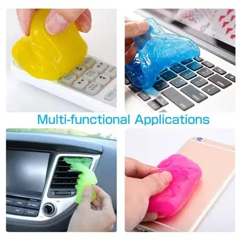 

Soft Sticky Dust Cleaning Slimy Gel Clean Mud for DSLR Camera Keyboard Cleaner