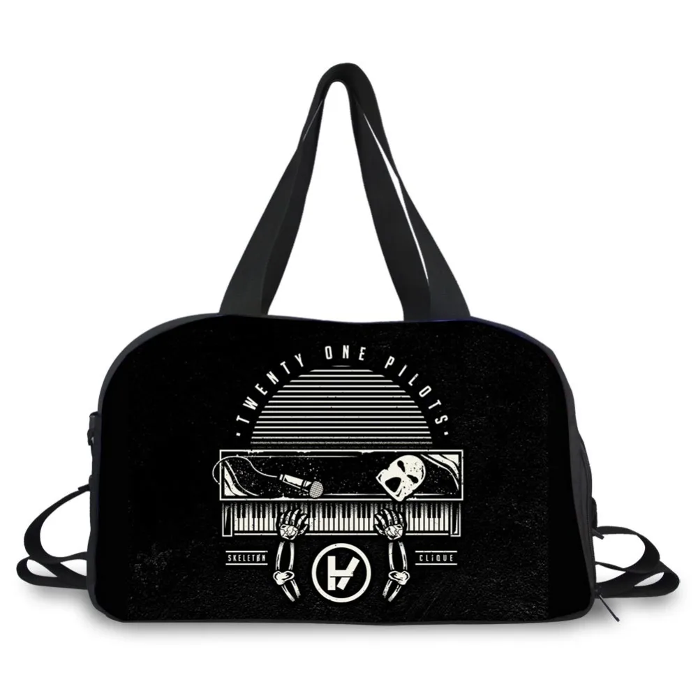 

Noisydesigns Unisex Travel Bag Twenty One Pilots Handbag Beach Shoulder Bag Crossbody Large Capacity Couples Duffel Package