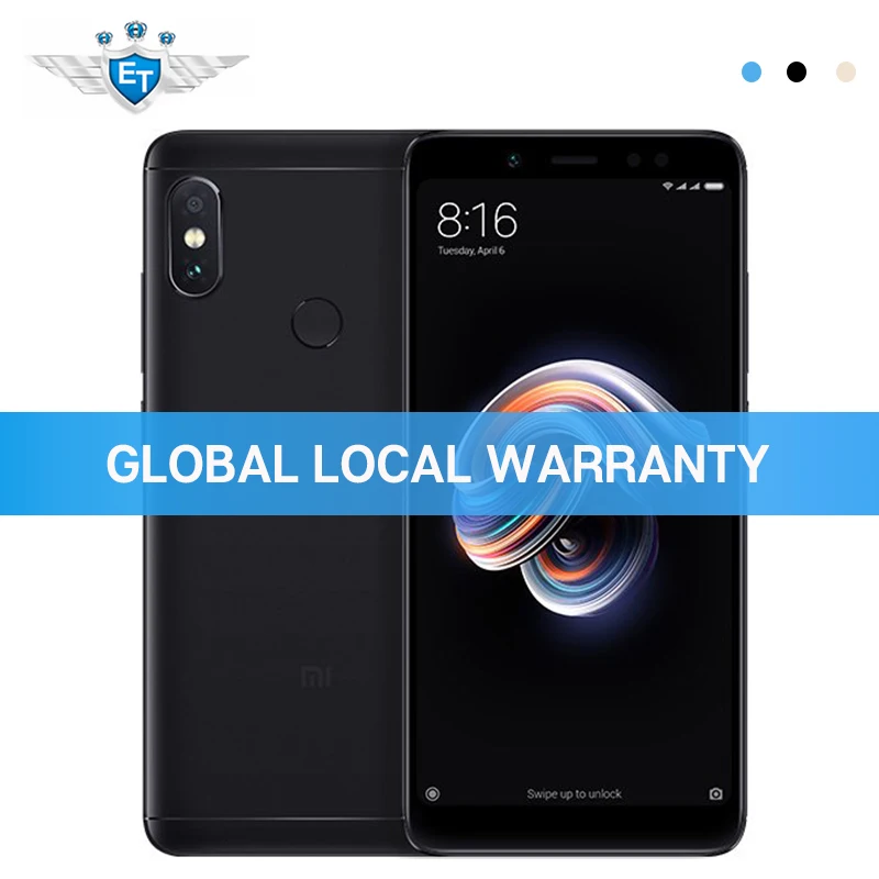 Xiaomi Redmi Note 5 4 Гб 64 глобальная версия смартфона 99 ''Snapdragon 636 4G LTE двойная камера 4000