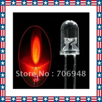 

2000pcs/lot 5mm red LED diode Super Bright leds 6000mcd