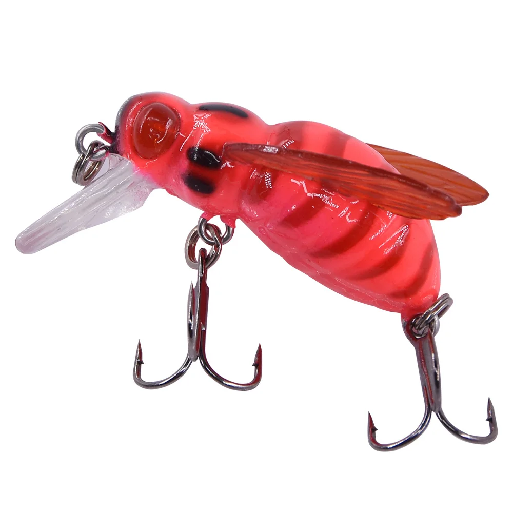 Makebass carnada الاصطناعي النحل على شكل الصيد الطعم الحشرات نحلة الصيد السحر توبواتر CrankBait باس الصيد معالجة Makebass carnada الاصطناعي النحل على شكل الصيد الطعم الحشرات نحلة الصيد السحر توبواتر CrankBait باس الصيد معالجة