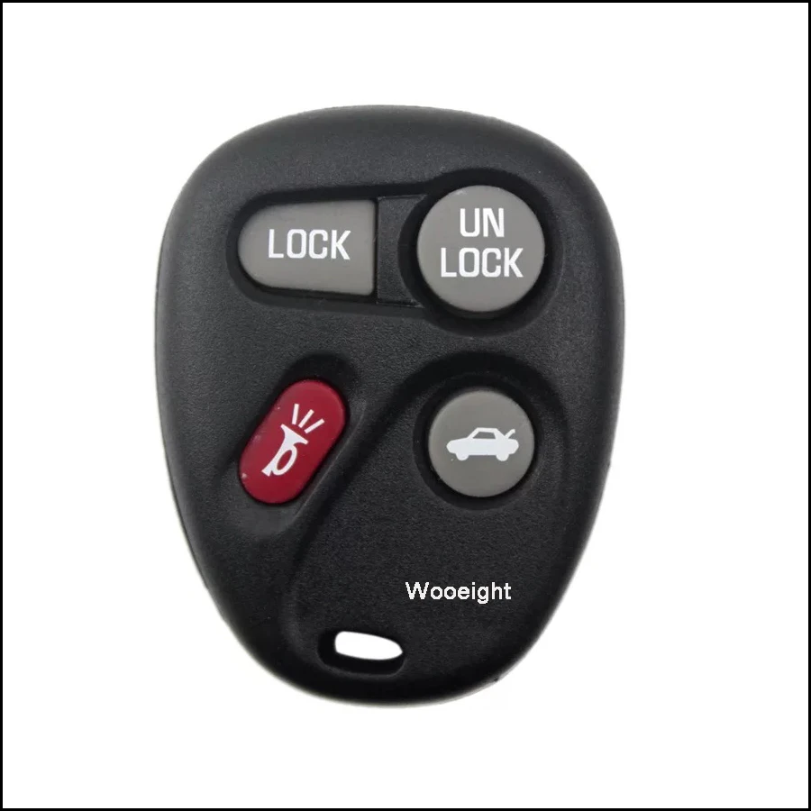 4 Button Remote Car Key Case Shell Fob For Chevrolet Monte Blazer Impala Malibu Corvette GMC Jimmy Safari Rubber Key Cover (1)
