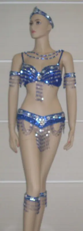 wholesale mede to measure new carnival costume set BRA font b belt b font necklace arm