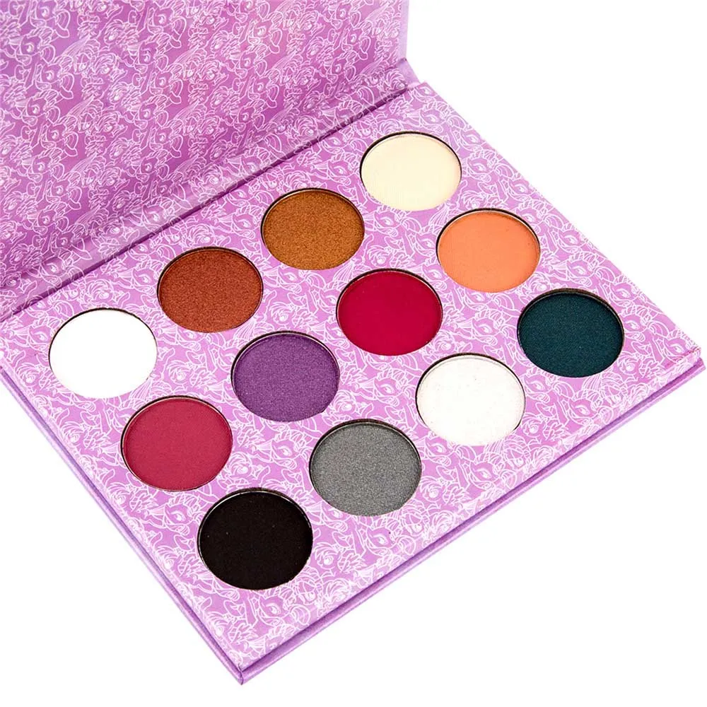 

LUTER Rainbow Glitter Eye Shadow Glitter Glow Make-Up Palette Waterproof highlights 12 Colors Eyeshadow Newest Easy To Makeup
