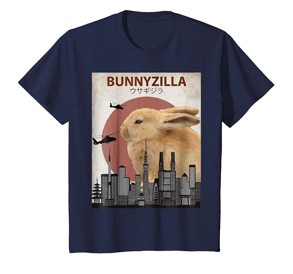 Футболка Bunnyzilla Bunny из 100% хлопка на лето 2019 |
