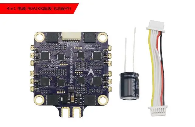 LDARCKK fly tower F4 + OSD VTX 40A BLHELIS 4 в 1 ESC 600 мВт Регулируемый трансмиттер для