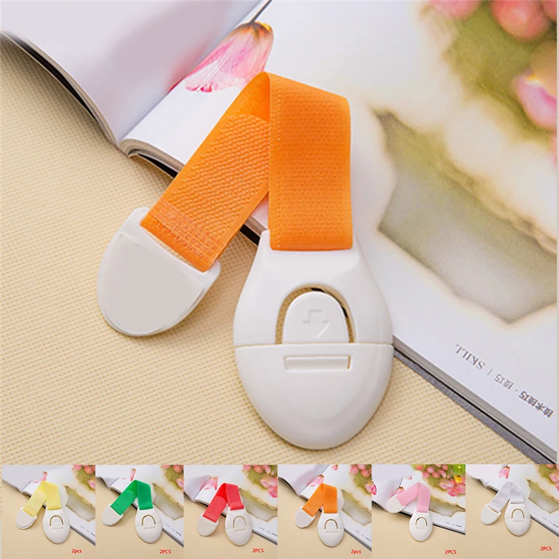 

2Pcs child safety latch furniture cabinet lock safety kids child safety lock baby plastic protection lock Cabinet Drawer Locks