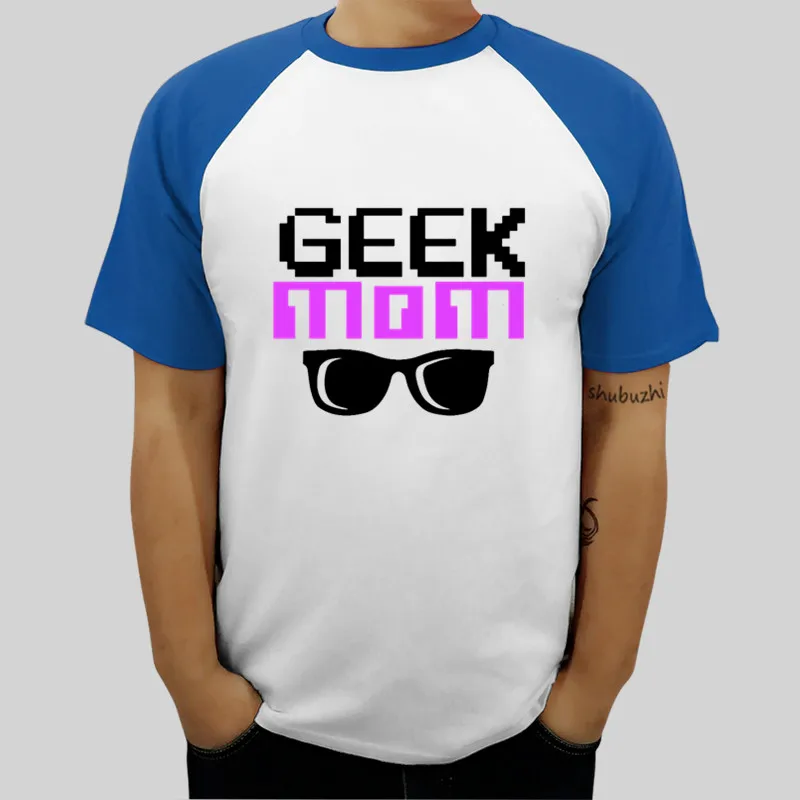 Человек звонка Топы хлопковая Футболка Geek мама Для женщин компьютера Nerd C малыша