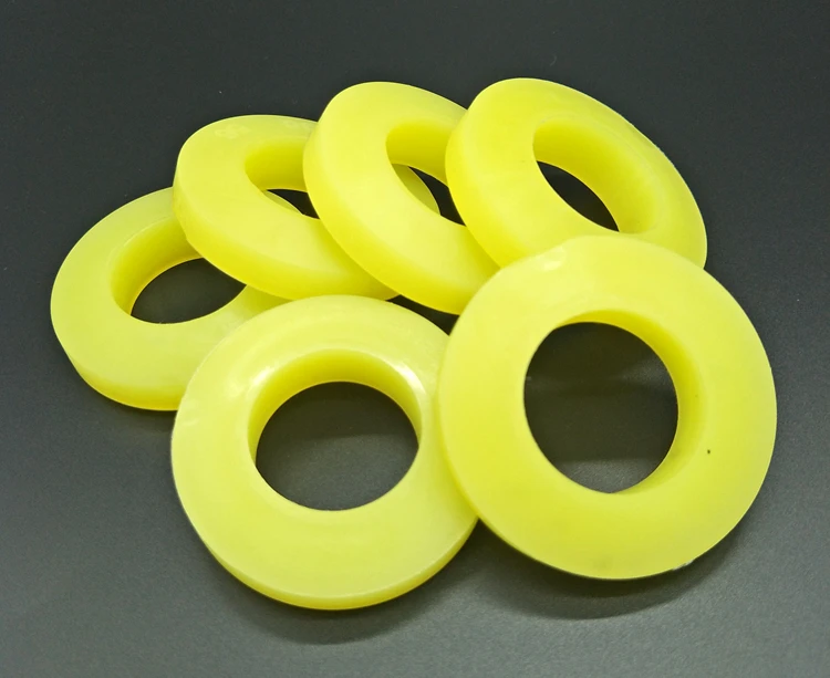 Polyurethane Rubber Fasteners Washers Insulation Sealing Spacer Elastic Cushion Shockproof 5pcs