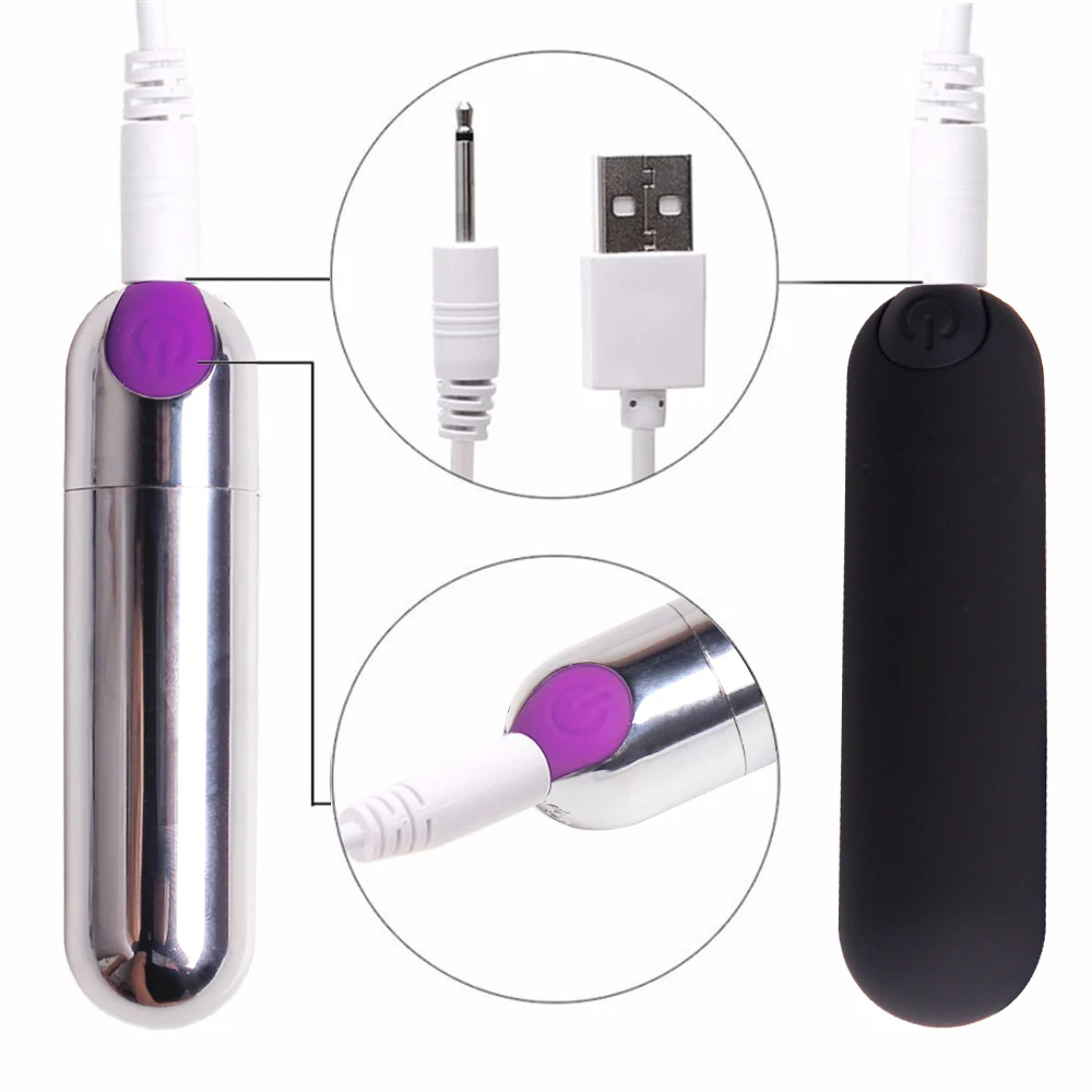 10 скоростей мощный мини вибратор в форме пули для женщин секс игрушки USB