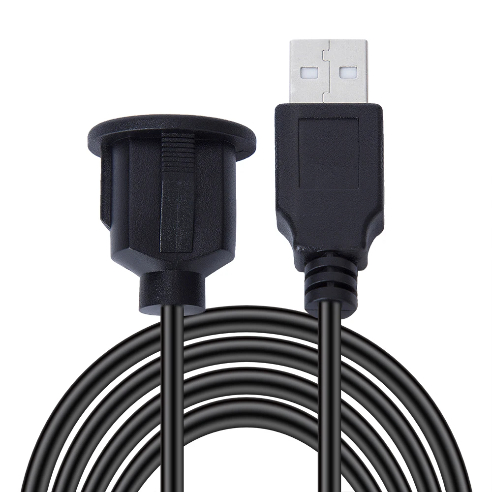 М 1 м USB разъем приборной панели автомобиля монтажная панель установка удлинитель