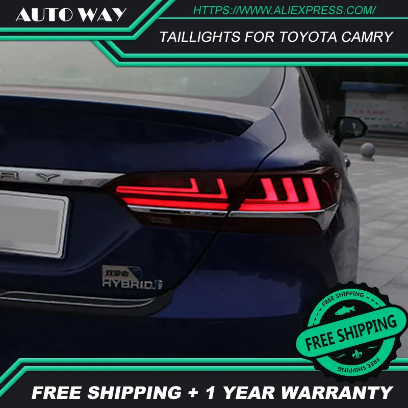 Автомобильный Стайлинг задние фонари чехол для Toyota camry светодиодный Toyota camry задние фонари задний фонарь задний багажная лампа крышка