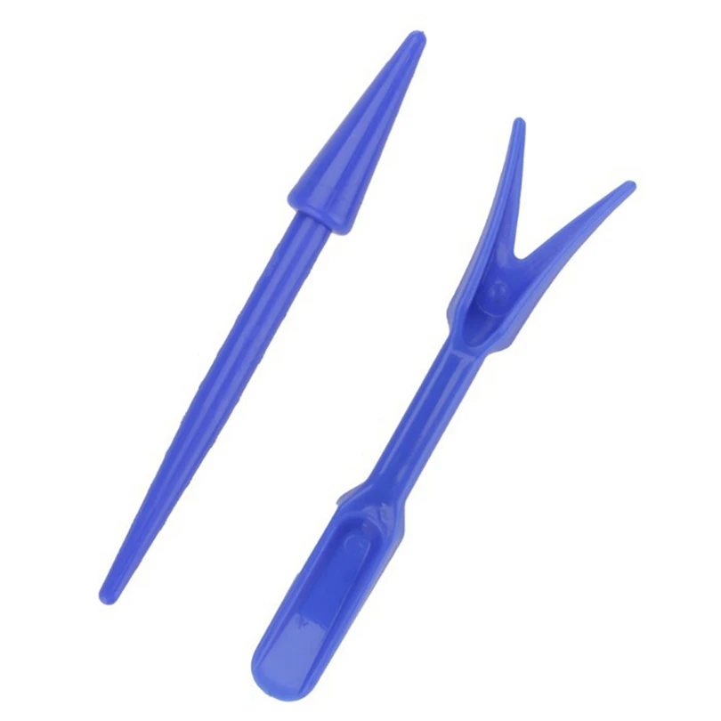 New 2pcs Transplanting Device Planters Digging Tool Seedling Garden Nursery Trays Garden Seeder Tools Sower Planter #Q14R (5)