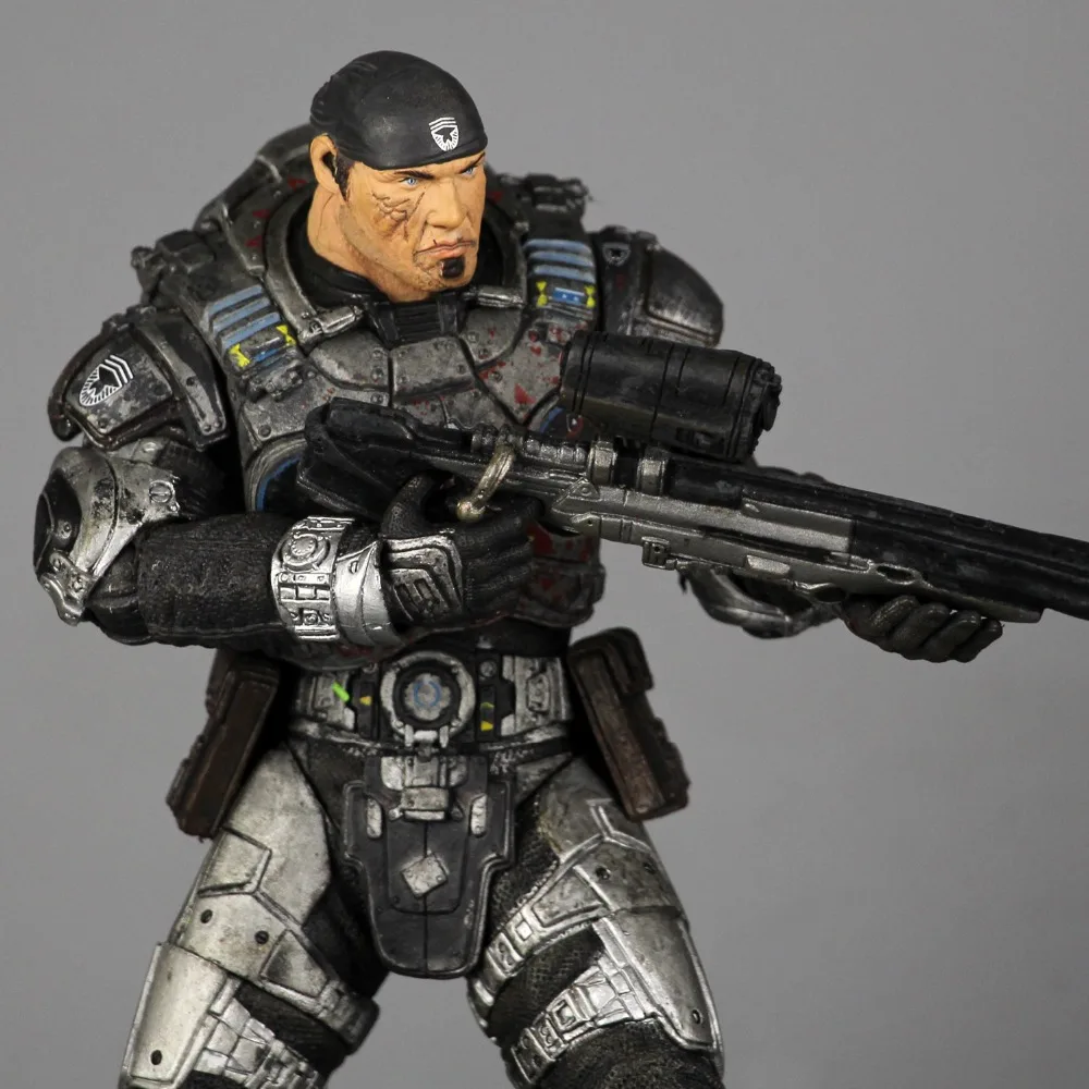 NECA Gears War подлинный 7 дюймов кукла модель Маркус