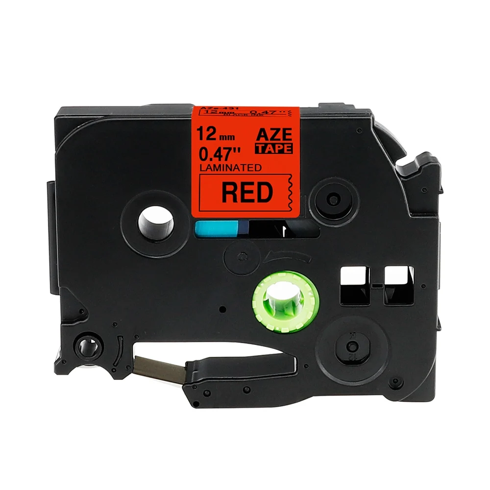 Fimax TZe-231 tze231 смешанный цвет Совместимость для Brother P-touch производители этикеток TZe231 Tze335 TZ431 Tze334 Tze431 Tze131 Tze631 - Цвет: Black on Red