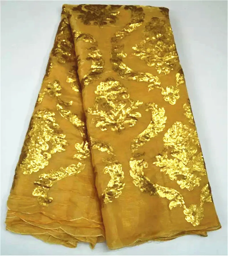 High grade Korean silk lace fabric Swiss dry voile lace cloth for