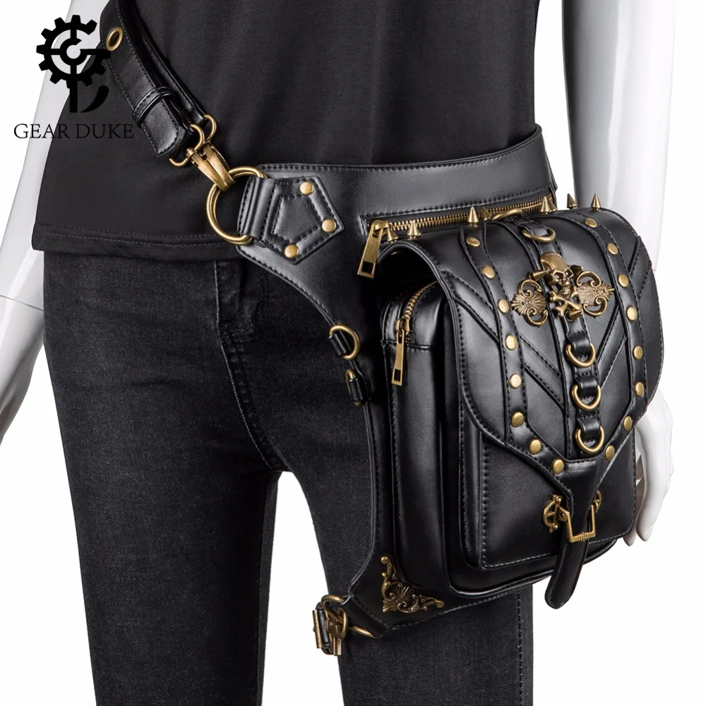 Сумка GearDukesteampunk Женская на пояс Готическая Сумочка винтажная миниатюрная