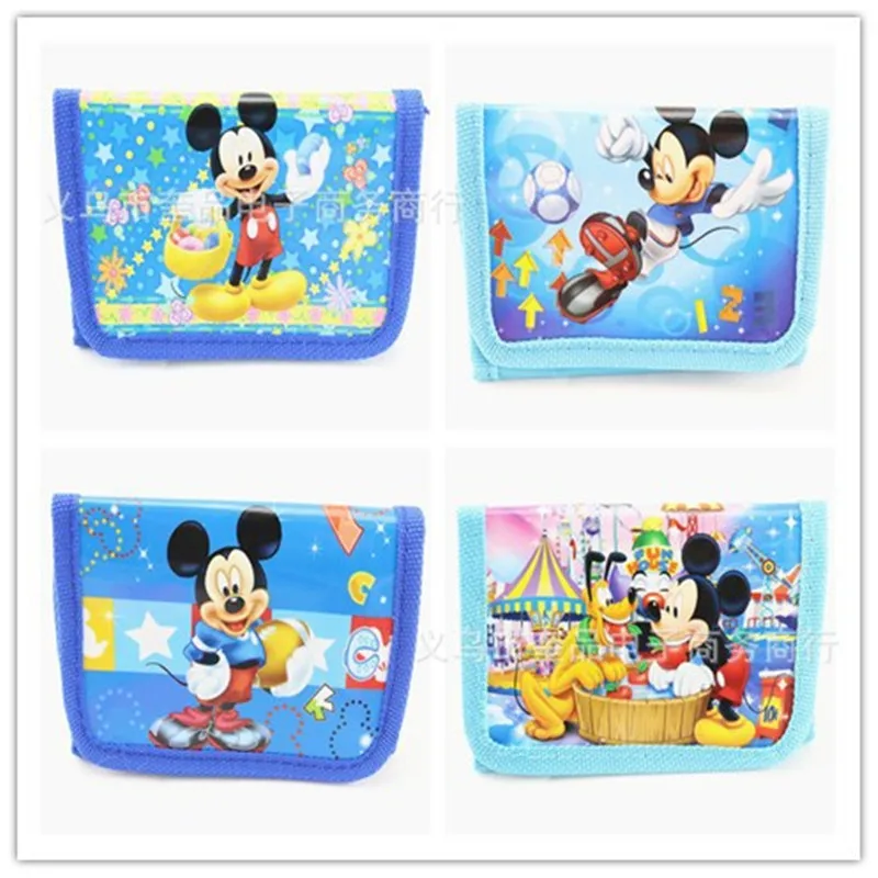 1 шт. 11*8*18 см мини портмоне Минни Микки Мышь мешочек с деньгами кошелёк бумажные соломинки для напитков для детей, носки для мальчиков и девочек, на день рождения украшения - Цвет: Mickey