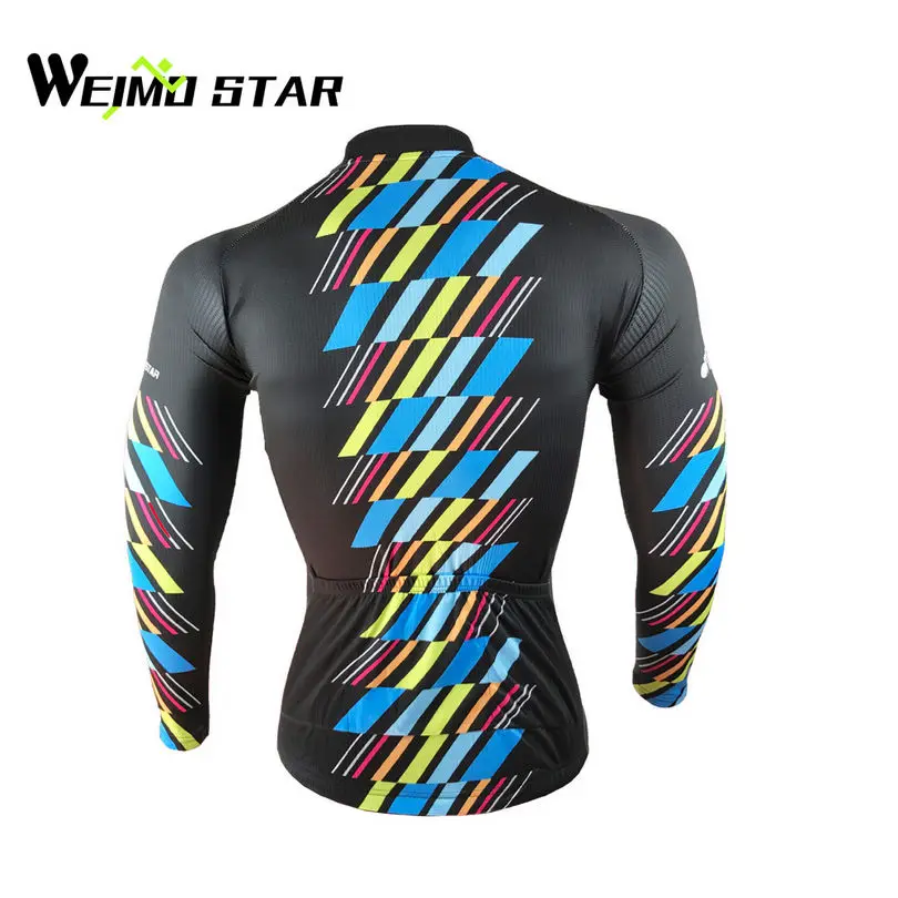 Weimostar فريق الرجال الرياضة روبا ciclismo الدراجات جيرسي الأعلى دراجات كم طويل وتتسابق سترات