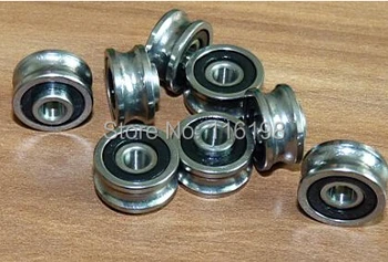 

10PCS SG25 SG8RS U Groove pulley ball bearings 8x30x14mm Track guide roller bearing