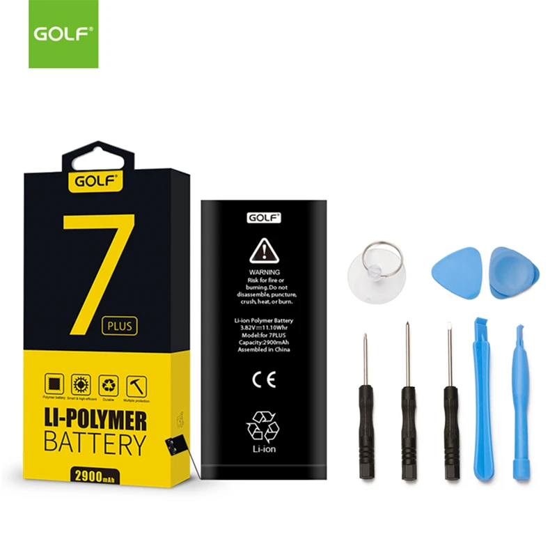 Оригинальный аккумулятор GOLF для iPhone 6 Plus 6S 7 5 5S 5C 4 внутренняя Замена телефона с
