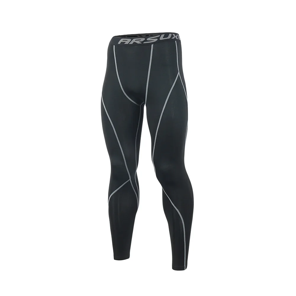 ARSUXEO Men's Sport Compression Tights Base Layer Running Tights Pants Run Fitness GYM Workout Active Training Exercise Pants K3