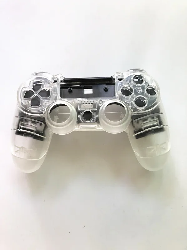 Для PS4 Pro JDS 040 JDM 040 V2 контроллер прозрачный кристалл полный Корпус в сборе чехол на кнопке mod kit Сменные Лицевые панели