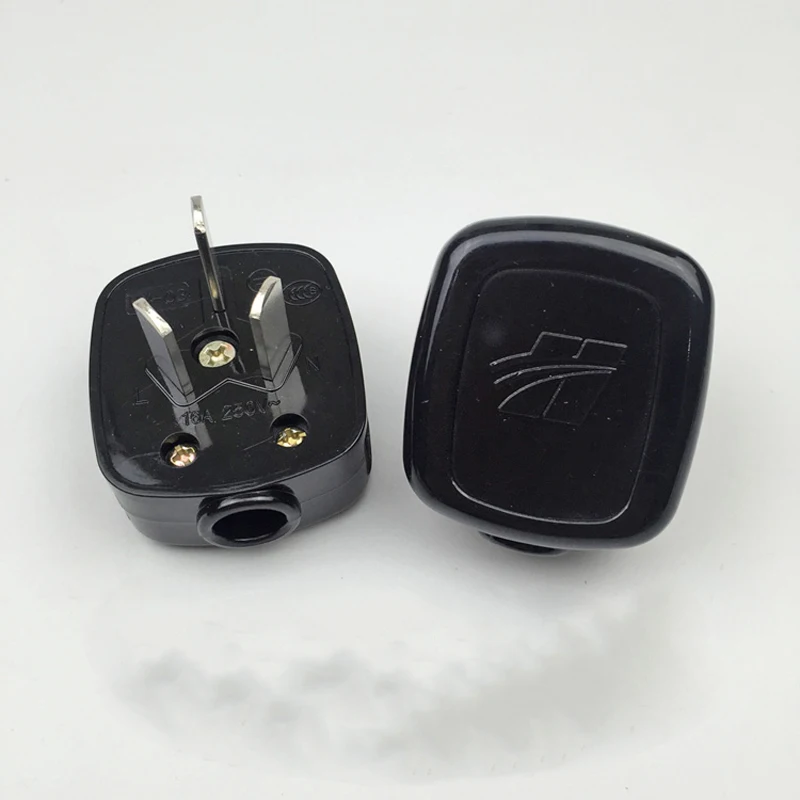 

5 X CHINA, Australian, New Zealand 3-Pin DIY Rewireable Power Plug AC 250V