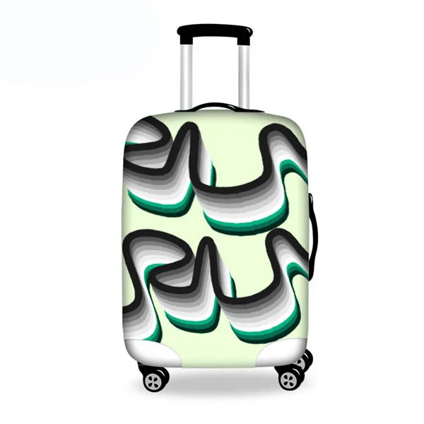FORUDESIGNS легкие дорожные багажные Чехлы, толстые эластичные пылезащитные Чехлы для 18-30 дюймов, чехлы для чемодана - Цвет: HB0083S