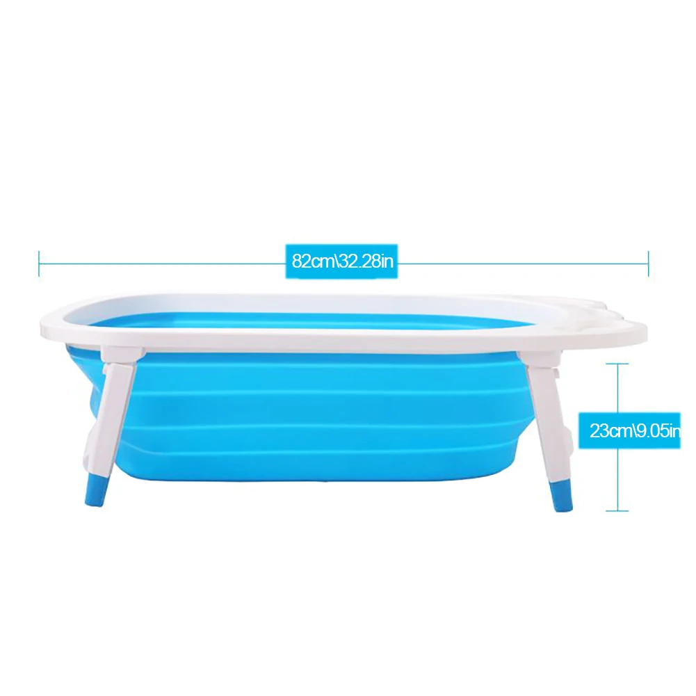 1pc Portable Bathtub Folding Bath Tub Child Pet Dog Tub Storage Basket Washing Bathroom Storage Shower Folding Bathtub Tools