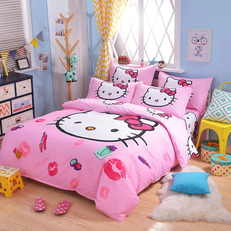 

UNIKIDS Cute cartoon duvet cover set bedding set for Kids boy or girls Twin size KT015