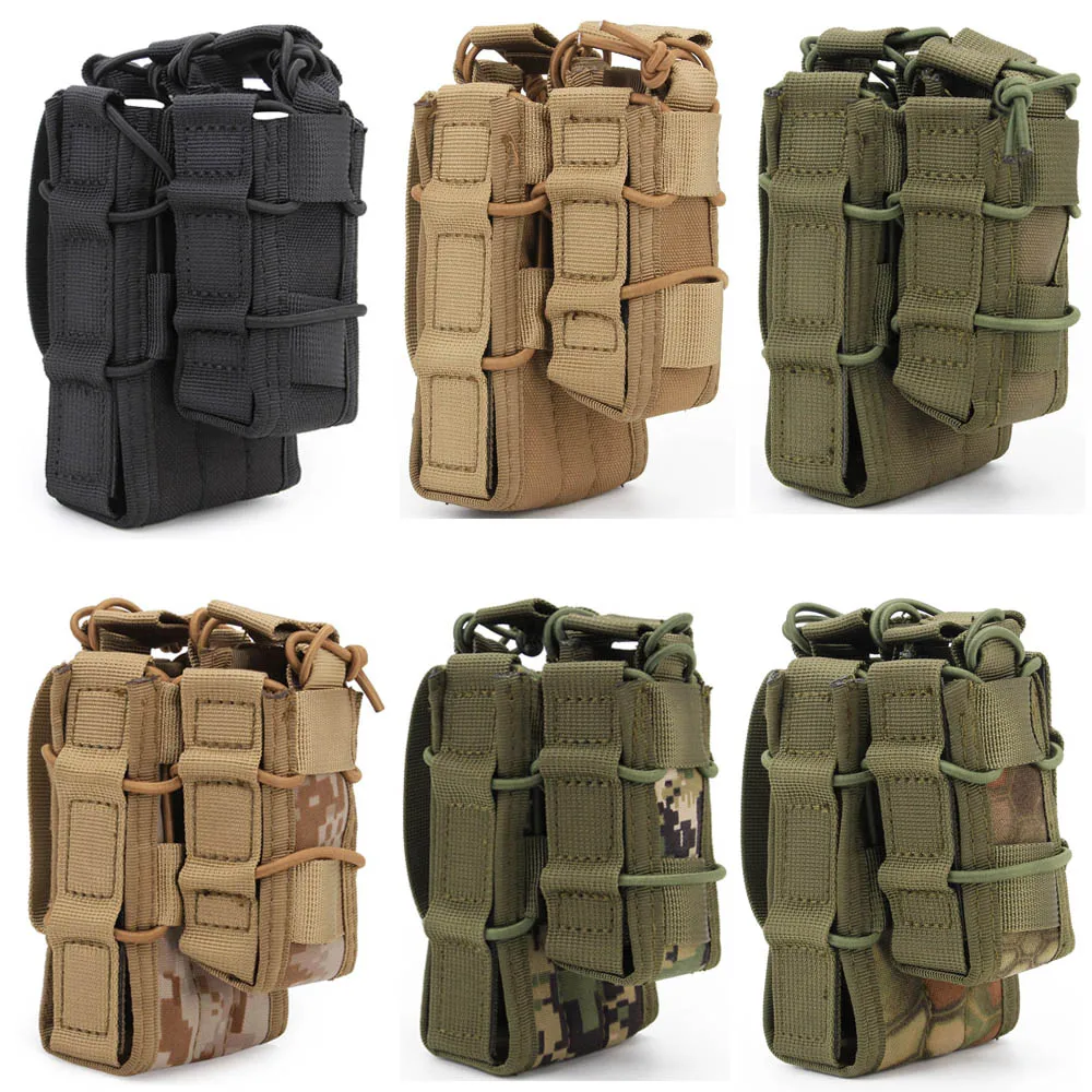 9mm 5.56 para pistola molle, estojo suporte para cinto rígido
