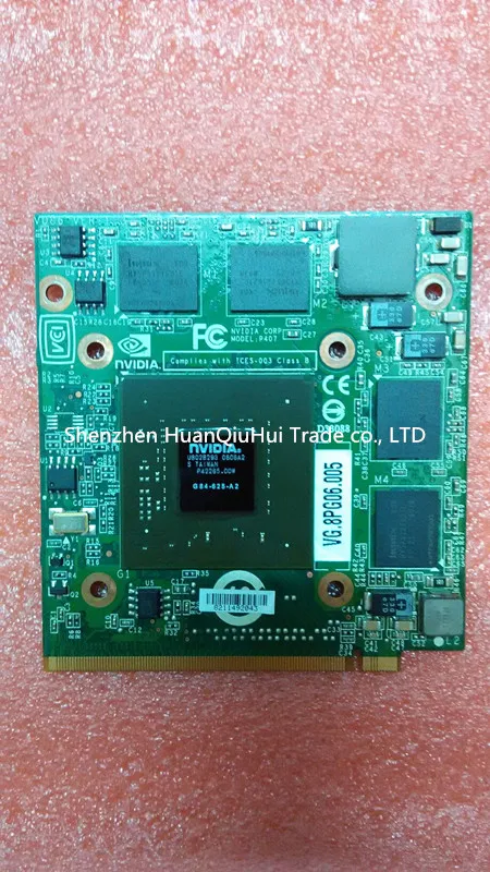 KaiFull видеокарта nVidia GeForce 9500 9500M GS 512MB MXM II DDR2 G84-625-A2 для ноутбука acer Aspire 5920G 7720G 8920G 5720G