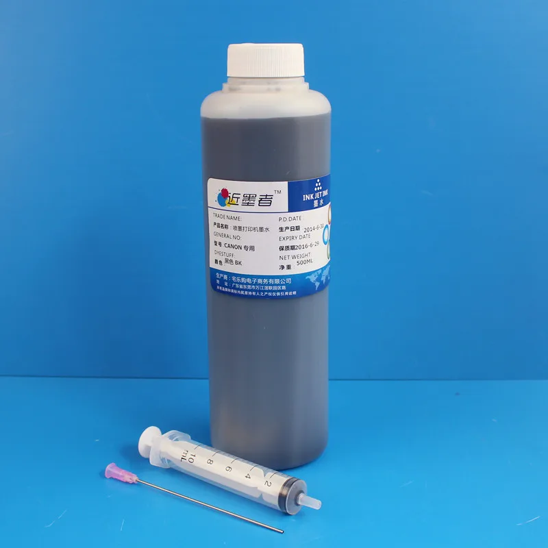 500 мл специализированные черный краситель пополнения чернил комплект для брата струйный принтер все модели СНПЧ картридж чернил принтера