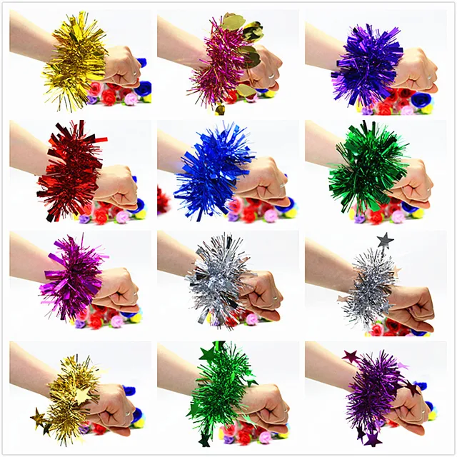 Buy Hot sale Children's Day Sequin wrist flower DIY