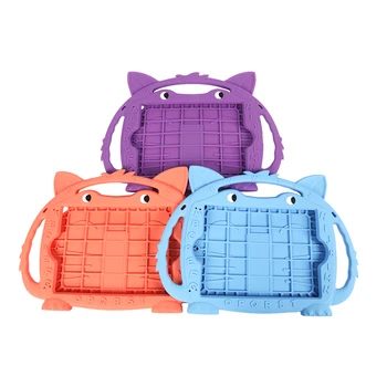 

Washable Shockproof Silicone Soft Case for iPad 9.7 Air 1 2 Tablet Cover Children Cartoon Fox Design Tablet Case for iPad 5 6