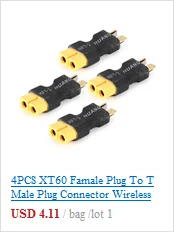 2 шт. XT90 штекер для EC5 Женский штекер Адаптер для Lipo батарея Разъем для RC модели Вертолет Дрон Квадрокоптер запчасти