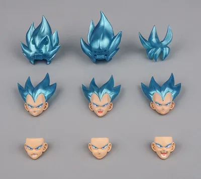 Драконий шар Demoniacal подходит для SHF Yamcha SSJ Goku Vegeta tien shinhan аксессуары головной убор замена волос комплект одежды - Цвет: Blue