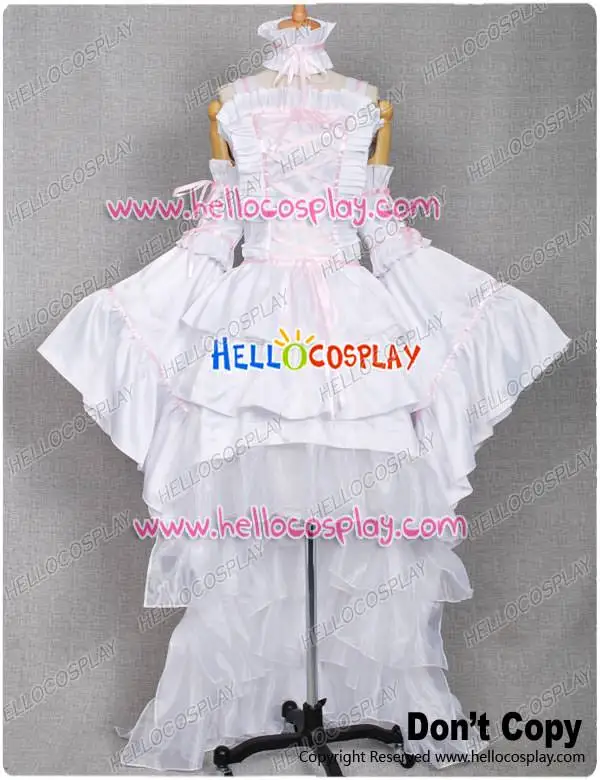 Chobits Cosplay Costume Chi White Dress H008 |