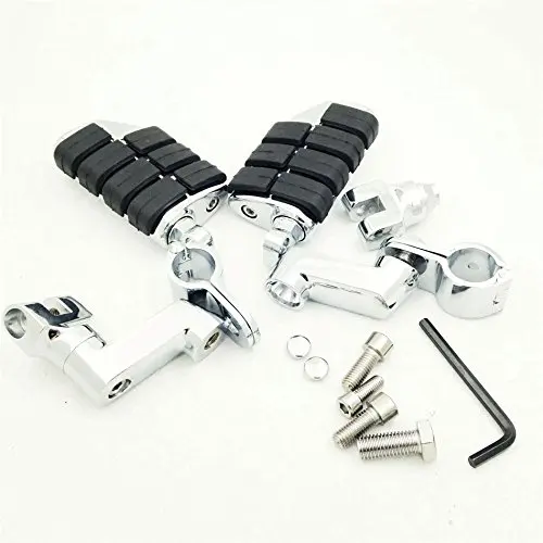 Хромированные 1 1/4 &quot1 25&quot Kuryakyn Dually Style шоссейные зажимы большие колышки для TRIUMPH