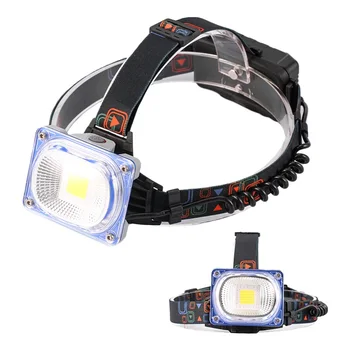

3 Modes Camping Lantern Frontal Lamp High Power USB Rechargeable Headlight LED Headlamps COB Wide Angle Head Lamp Torch