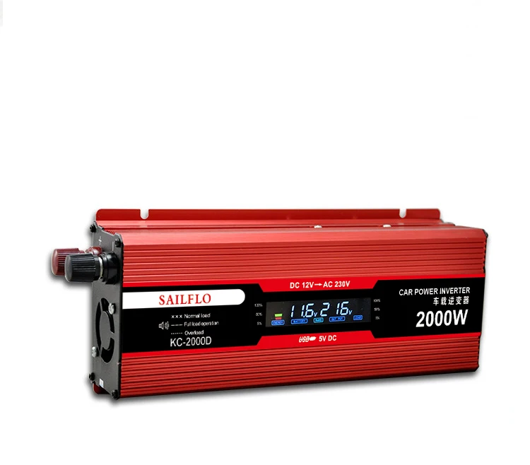 2000W Car inverter 12v to 220v modified sine power inverter With