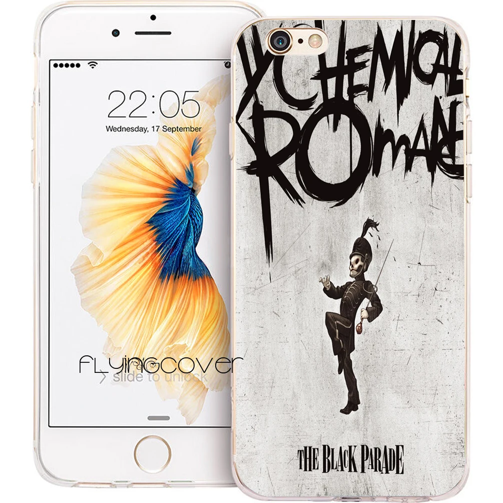 Coque My Chemical Romance Clear Soft TPU Silicone Phone Cover for iPhone 7 7Plus Case 5S 5 SE 6 6S Plus 4S Capa Cases |