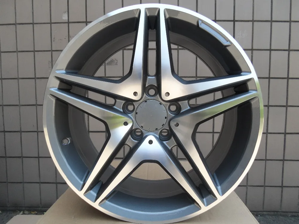 4 Новые 18x9,5 колеса для MERCEDES BENZ AMG стиль диски колеса Пушечная бронза для машины лицевая сторона+ 45 мм сплав колесные диски W828