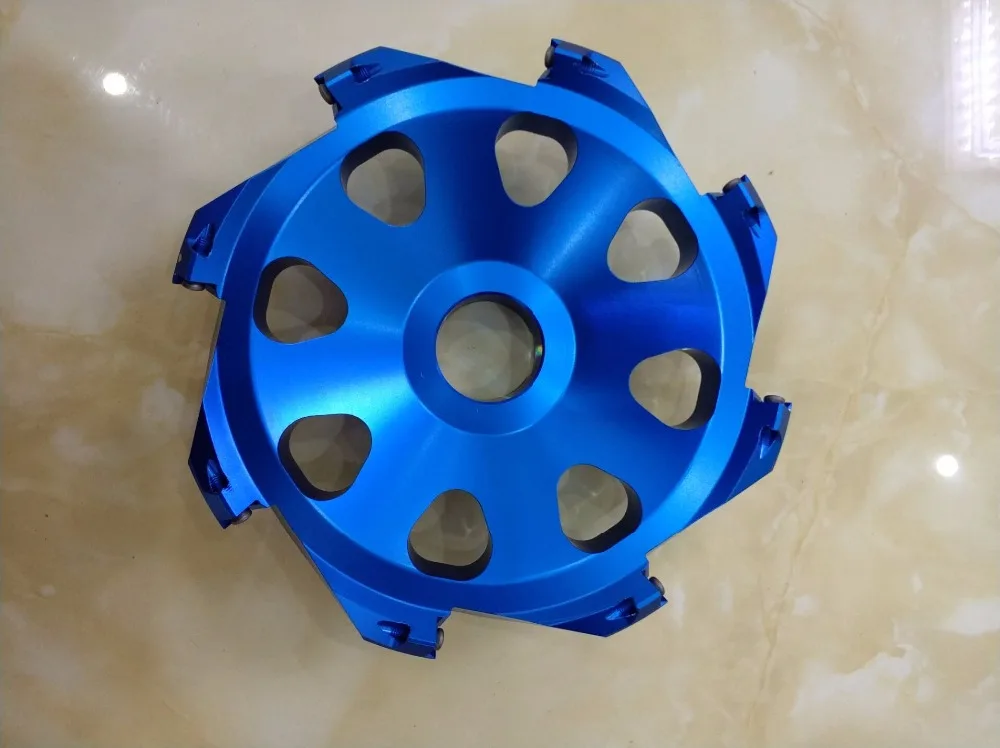 

Face Mill Cutter for SEHT1204/SEHT43AFN Insert 200mm 45 Degree Aluminum Alloy Body