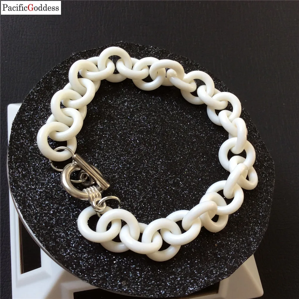 

pacificgoddess cool white color bracelets and bangles wedding jewelry free ship very cute and lovely for women girl