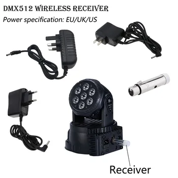

2.4G Dmx512 Wireless Female Receiver Helper Led Stage Lighting Effect For Dj Light Ktv Dmx Xlr Par Wireless Receiver