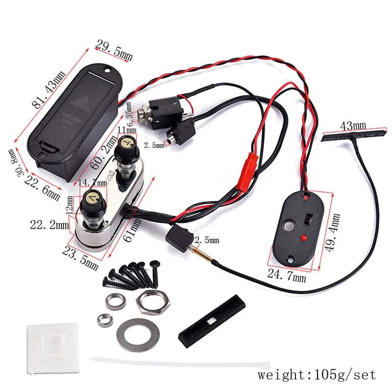 

Hot Electric Violin Bridge Pickup Amplifier Portable Accessories for Musical Instrument MCK99