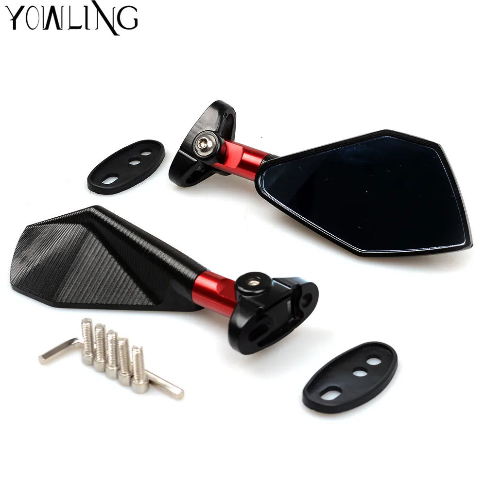 

Motorcycle Scooters Racer Rearview Back Side View Mirror For Yamaha YZF R6 R3 R1 R25 MT09 TMAX530 500 Kawasaki z800 z1000 Z900