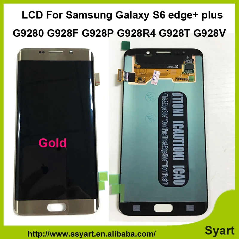 

1 piece Blue white gold grey new test  lcd display screen with touch For Samsung Galaxy S6 edge+ plus G928F G928P G928R4 G928T